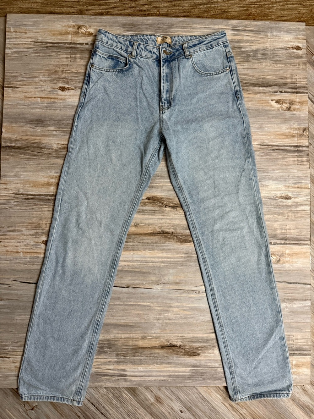 Papaya Premium Denim Straight Leg Jeans Women’s EU M/38 US 8 Light Blue 31x33